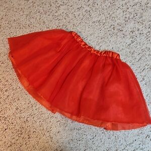 Kids Red Skirt Tutu Costume